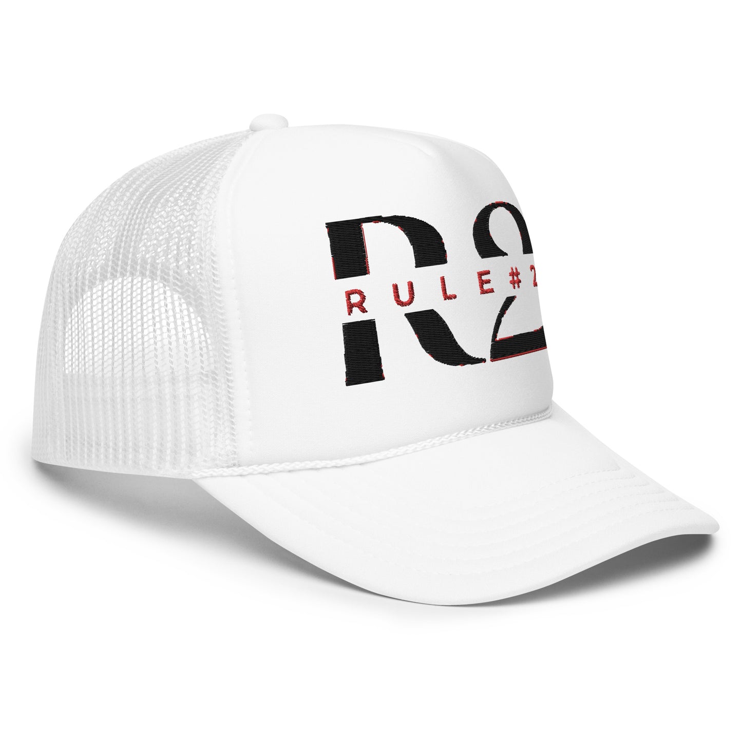 R2 Foam trucker hat White