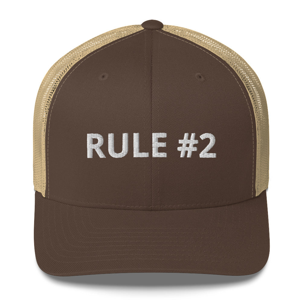 Rule #2 Trucker Cap