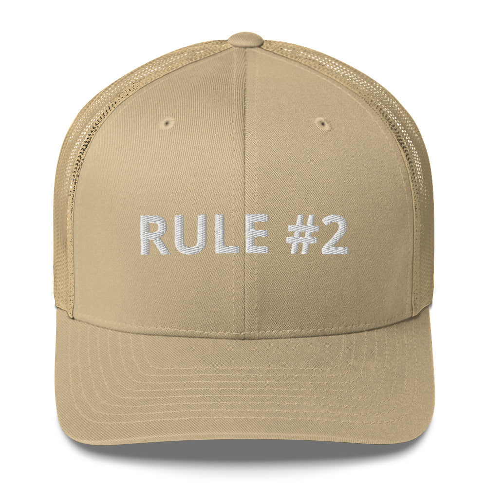 Rule #2 Trucker Cap