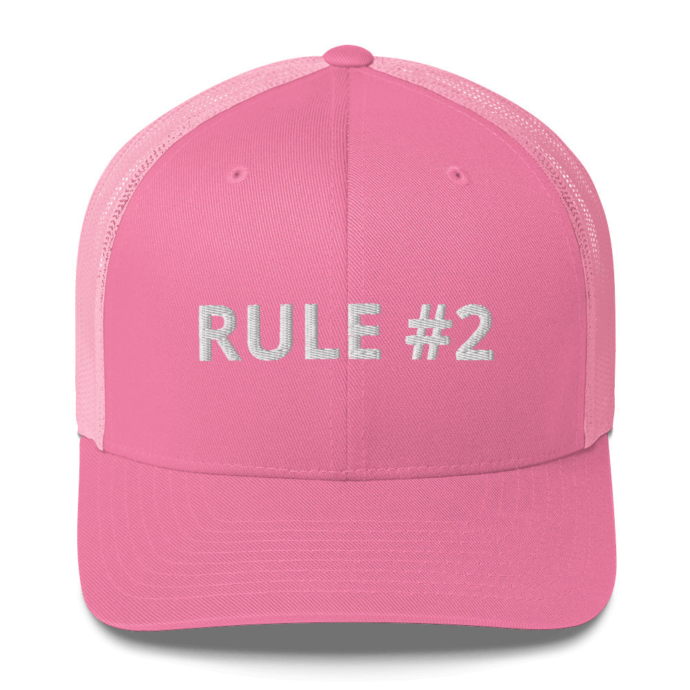 Rule #2 Trucker Cap