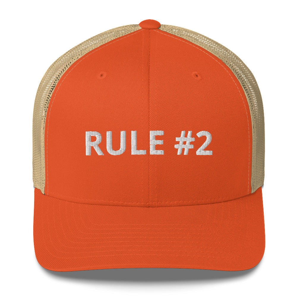 Rule #2 Trucker Cap