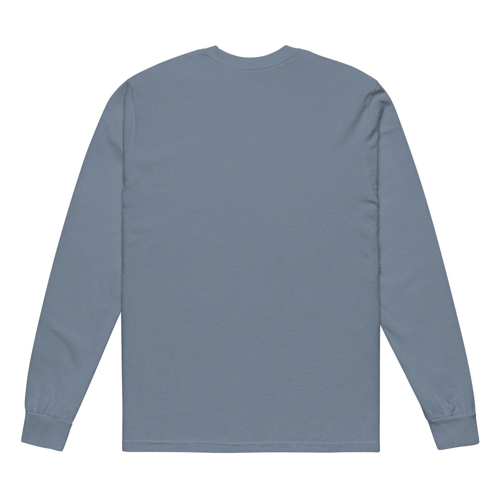 【BLUER】DESTROYED GRADATION WASHING LONG SLEEVE Stone washed blue Men's Denim Long Sleeve Regular Fit Work