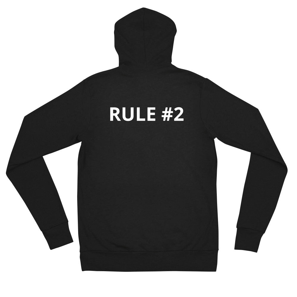 R2 Unisex zip hoodie