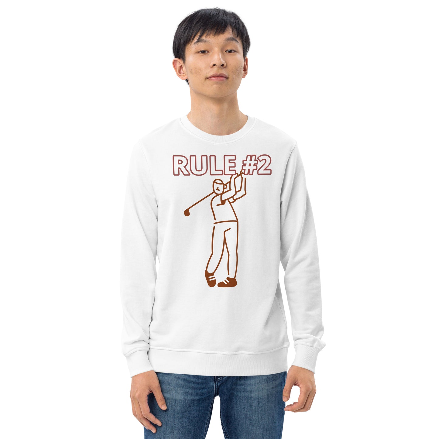 Rule #2 Golf Unisex organic sweatshirt