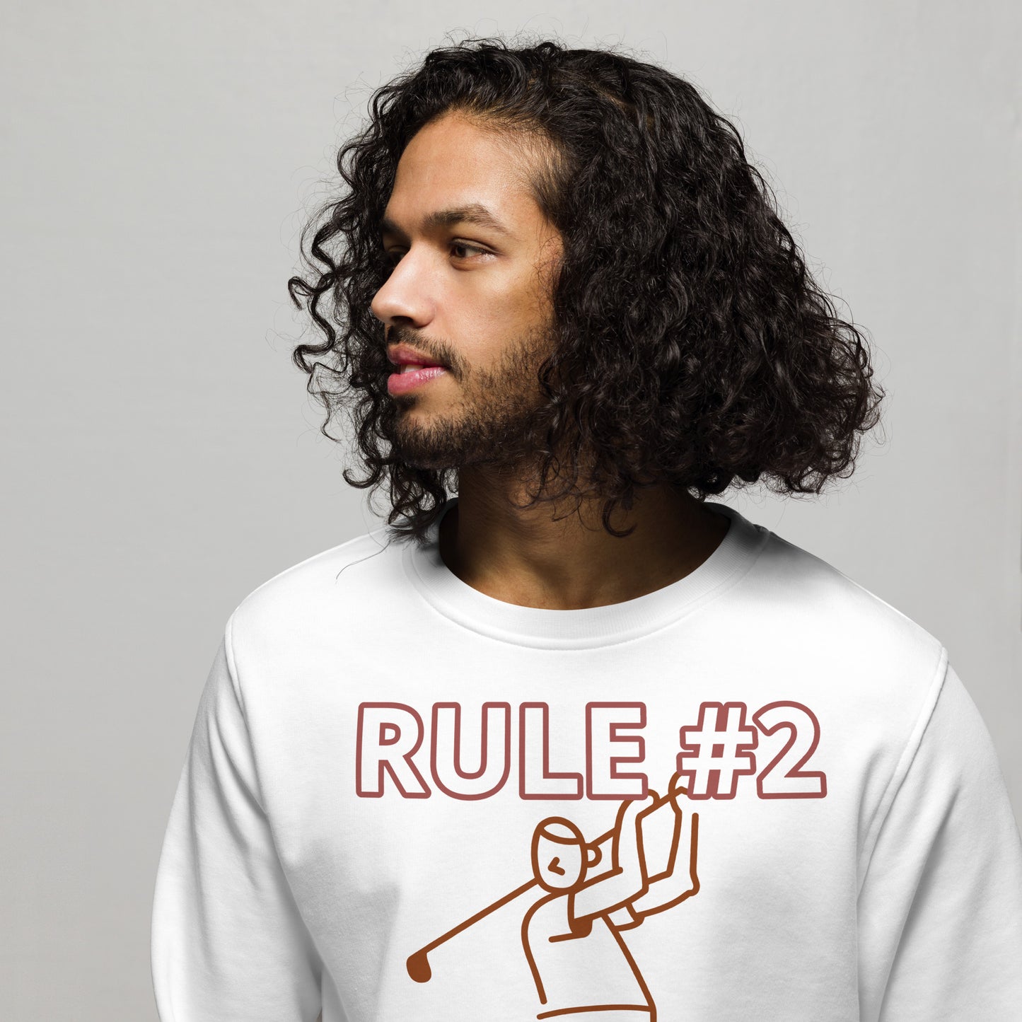 Rule #2 Golf Unisex organic sweatshirt