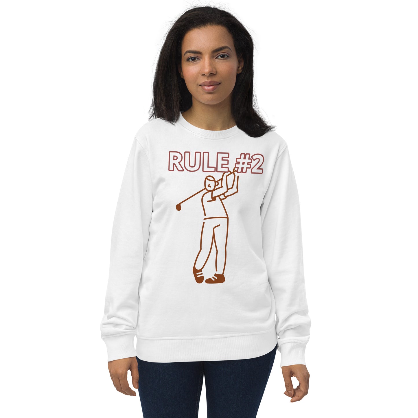 Rule #2 Golf Unisex organic sweatshirt